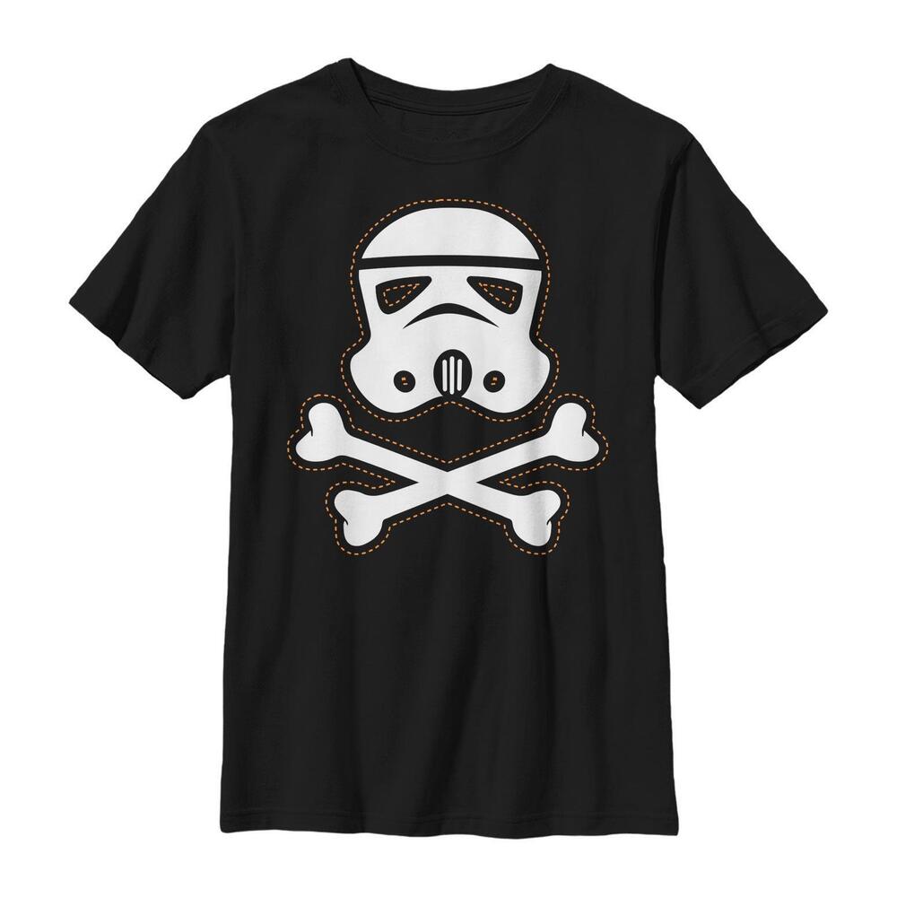 Boys Star Wars Halloween Stormtrooper Crossbones Tshirt